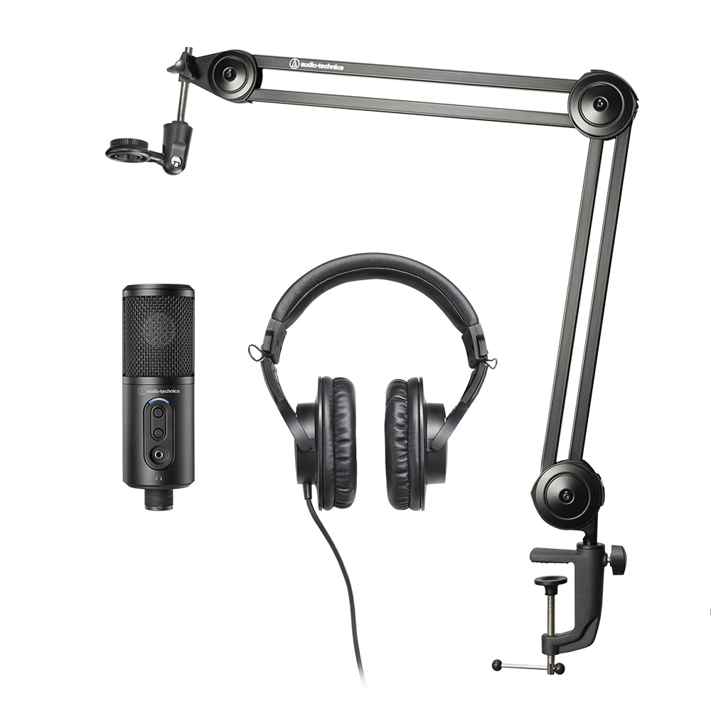 Audio Technica Creator Pack - ATR2500x M20x and Boom Arm Tripod
