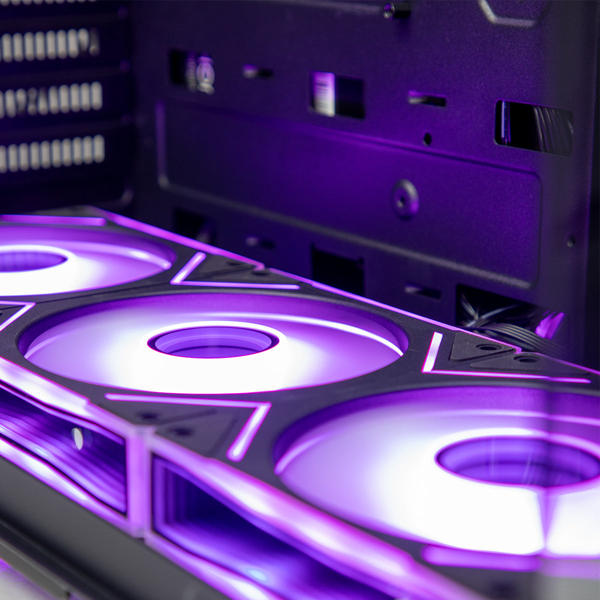 CL Lucent S3 USB Type-C Mid Tower Case - Black Mirror