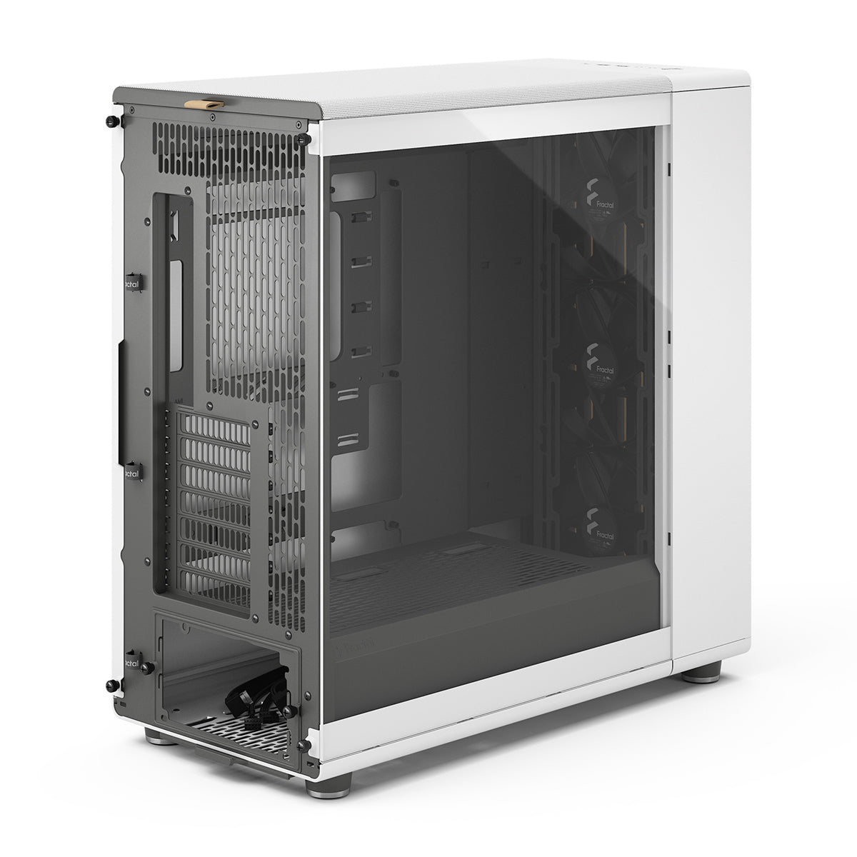 Fractal Design North XL RC Full Tower Case - Chalk White TG Clear