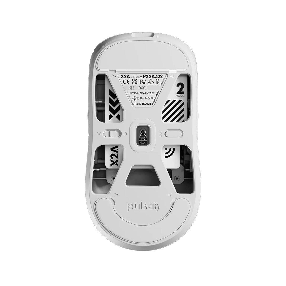 Pulsar X2A v3 Wireless Gaming Mouse - White