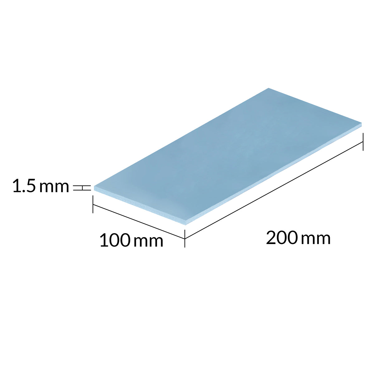 Arctic TP-3 Premium Performance Thermal Pad 200x100mm, 1.5mm - 2 Pack