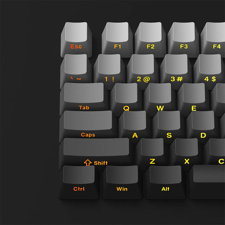 Akko Monsgeek M1W V3 HE-SP Black Gradiant 75% RGB Wireless Mechanical Keyboard - Magnetic Yellow Switch