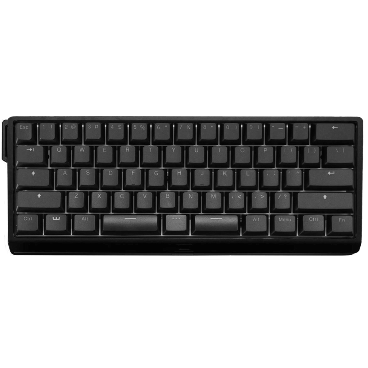 Wooting 60HE V2 60% Wired Hall-Effect Gaming Keyboard Black - Split Spacebar