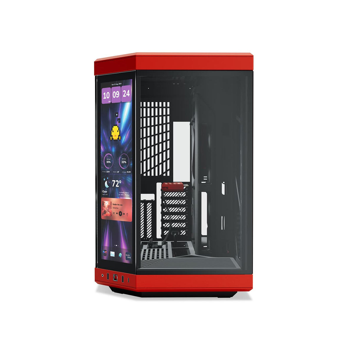 Hyte Y70 Touch Infinite Full Tower Case - Black Cherry