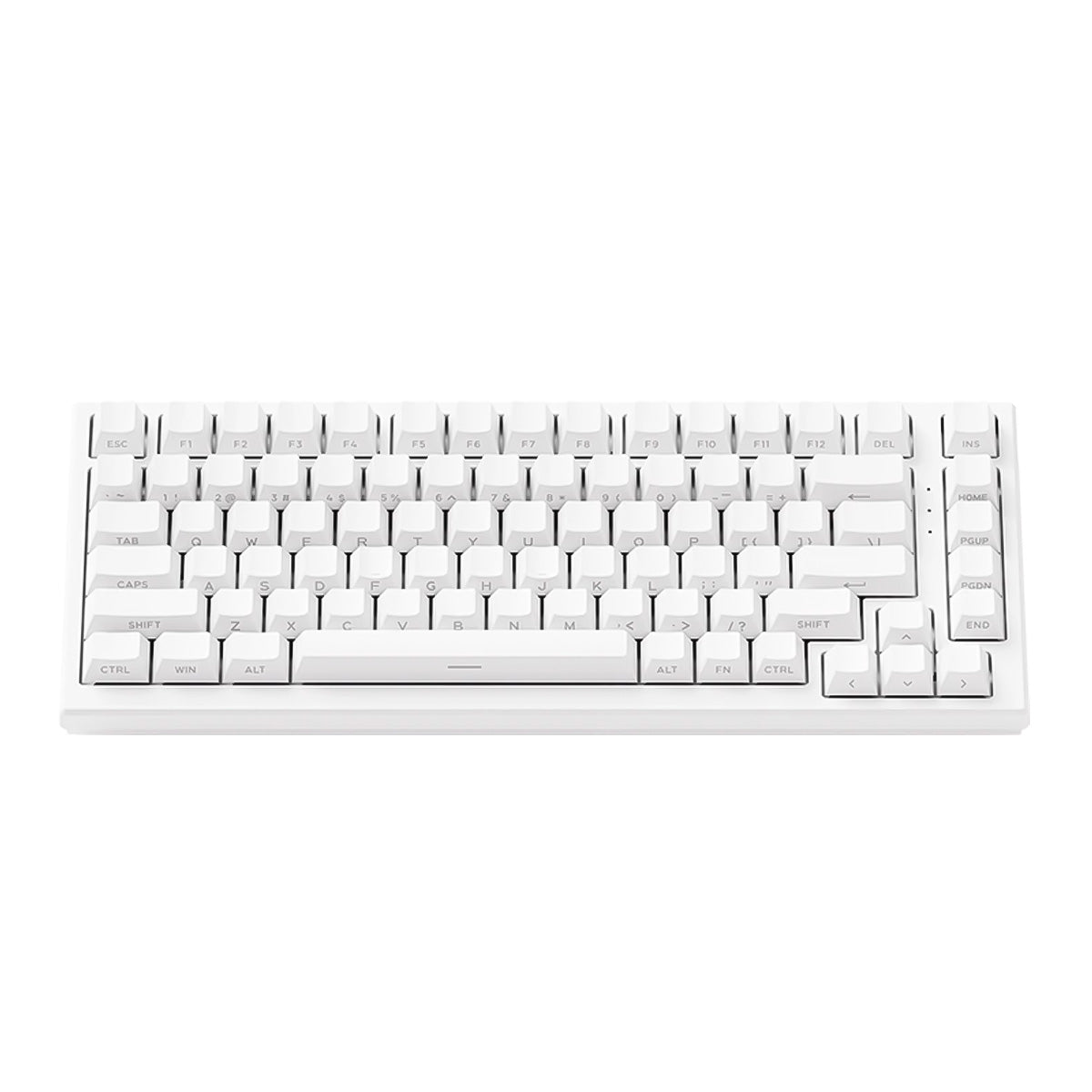 Akko Tac75 HE White 75% RGB Wired Hall-Effect Keyboard - Glare Magnetic Switches