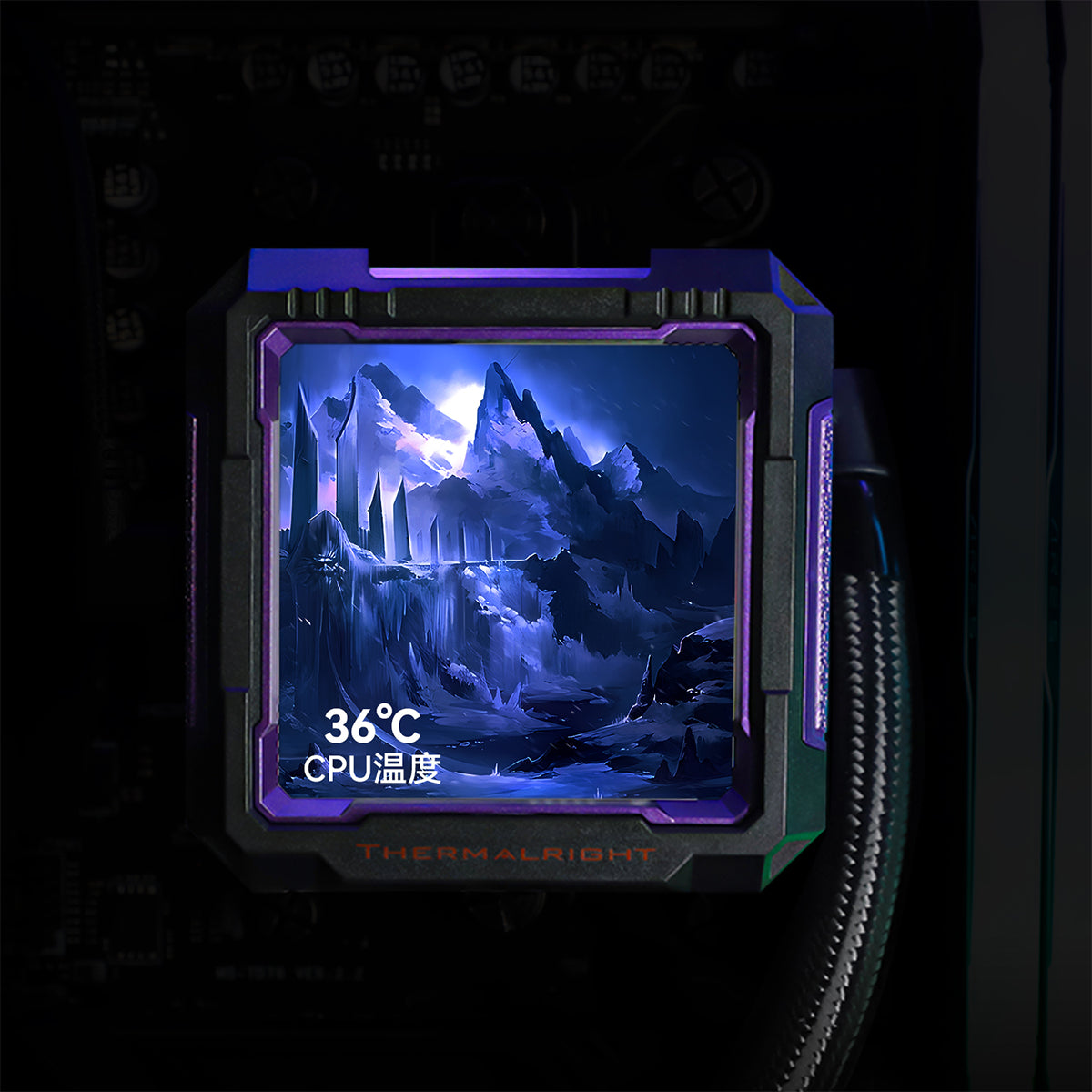 Thermalright Frozen Warframe Pro 360mm ARGB CPU Liquid Cooler - Black