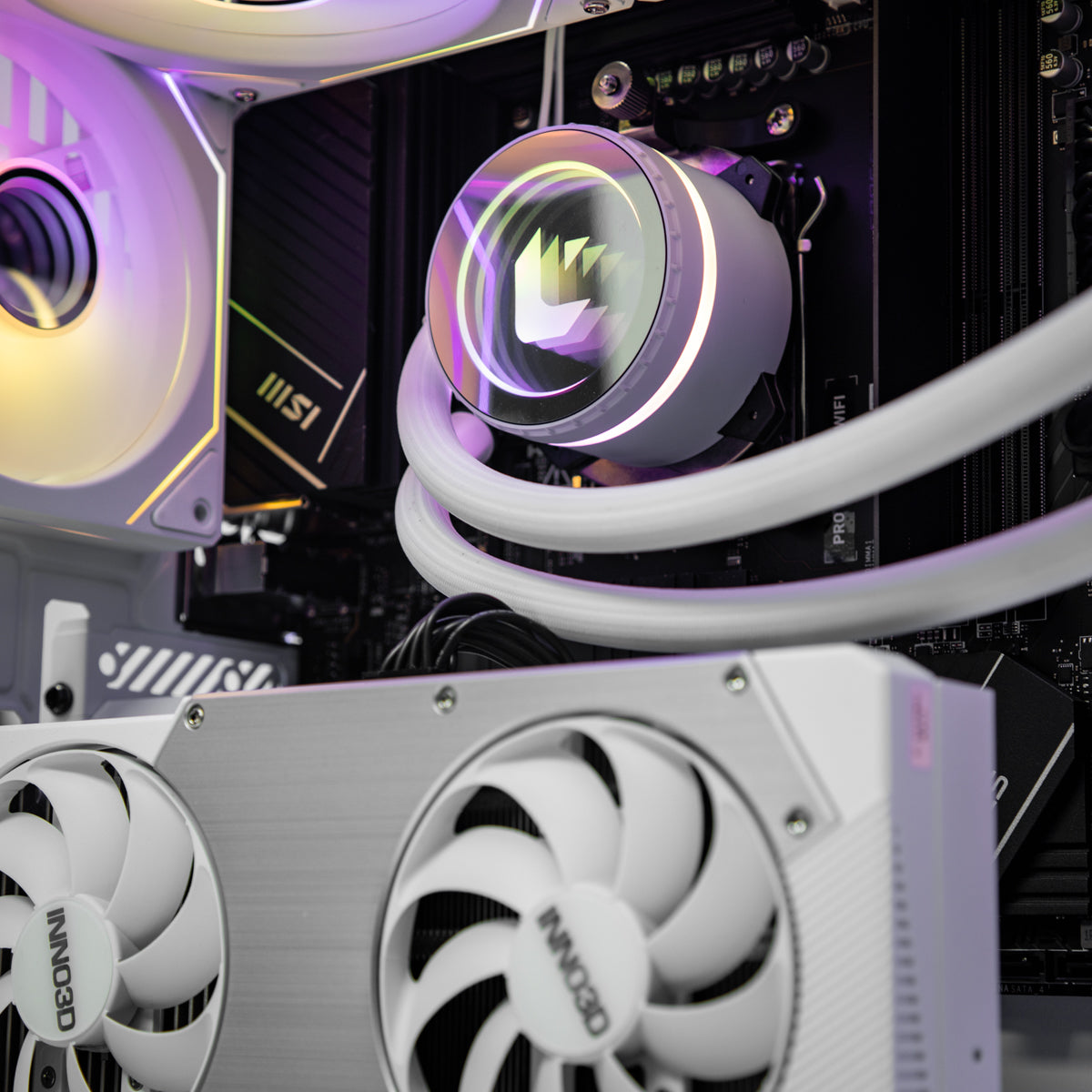 Entropy SWIFT RTX 5060 Ryzen 5 5600X EVO Gaming PC - SNOW