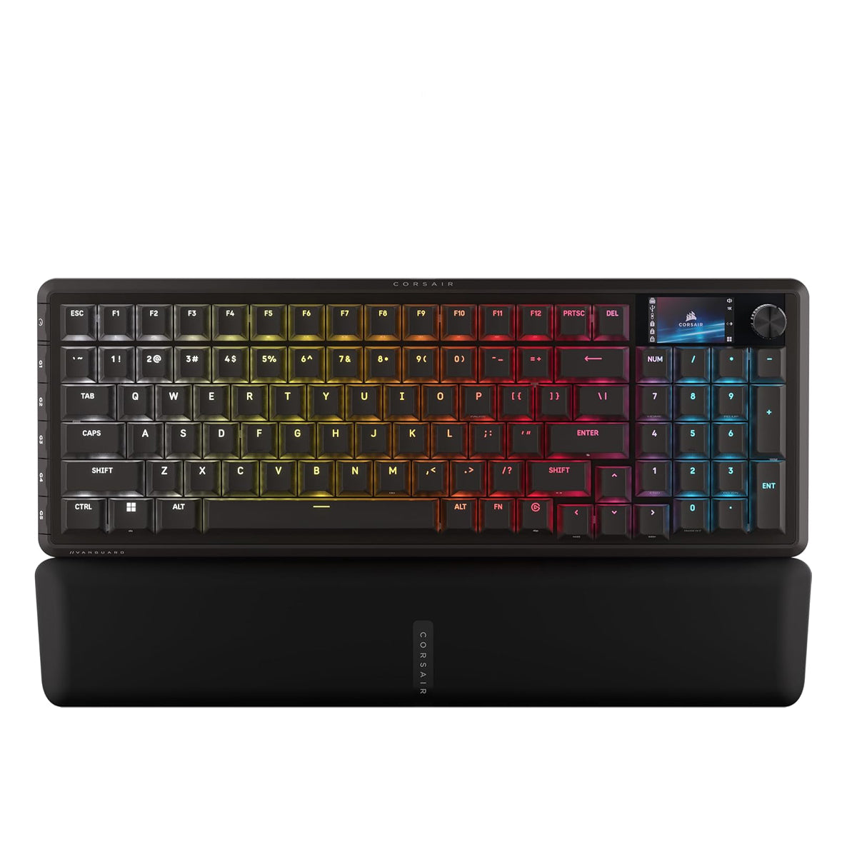 Corsair Vanguard LCD 96% Wired Mechanical Gaming Keyboard - MLX Plasma Linear Switches