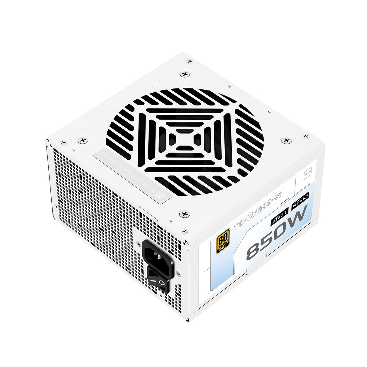 Thermalright TR-KG850 850W 80 Plus Gold Full Modular ATX 3.1 Power Supply - White