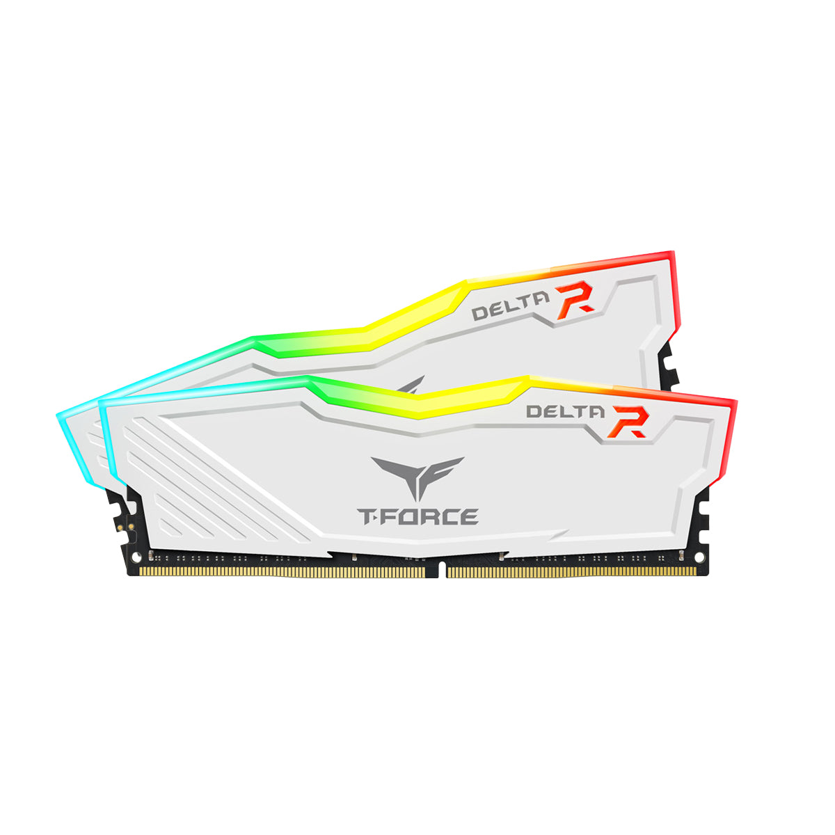 TeamGroup T-Force Delta RGB 32GB (2x16GB) DDR4-3200 CL16 Memory - White