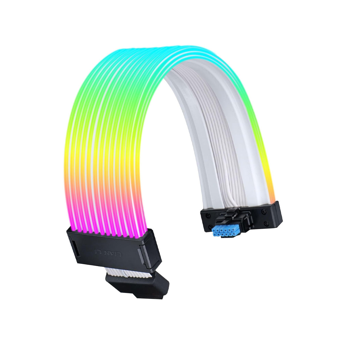 Lian Li STRIMER PLUS V2 for NV40 VGA 12+4 to 12+4 Support up to 600W with 12VHPWR connector, 8 Light guides. Support ATX 3.0