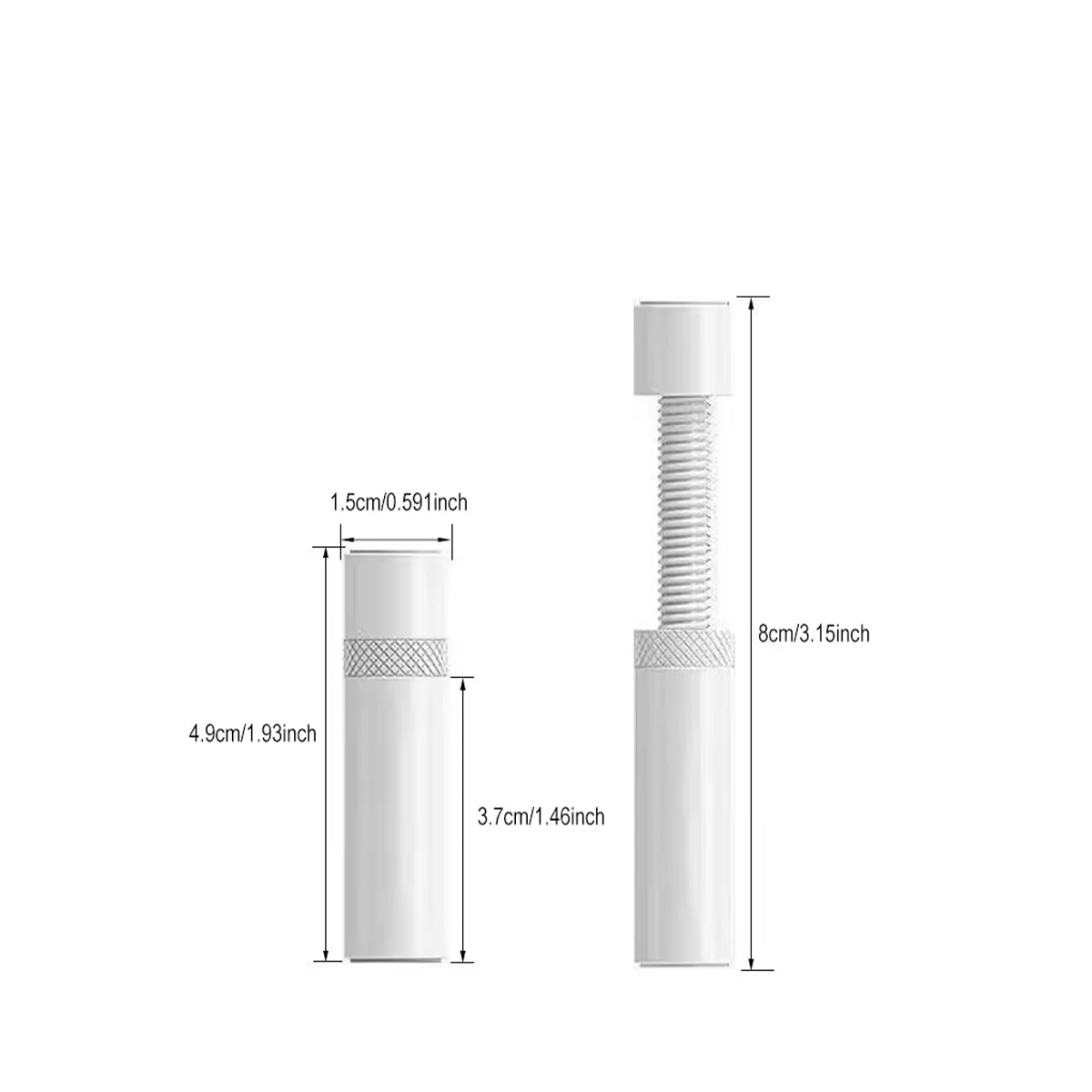 48mm-80mm Adjustable Aluminum Graphic Card Support - White