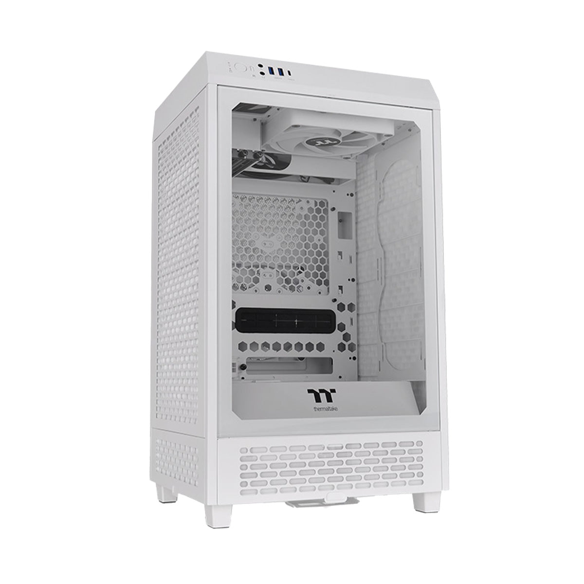 Thermaltake The Tower 200 Tempered Glass mATX Mini Tower Snow Edition