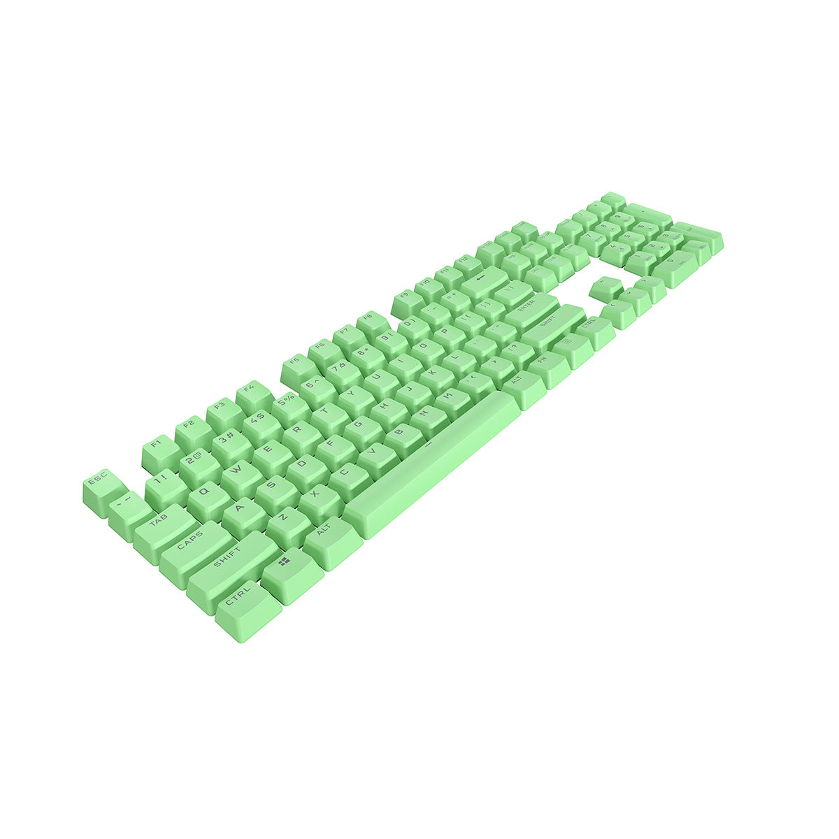 Corsair PBT Double-Shot Pro Keycap Mod Kit Standard Bottom Row Mint