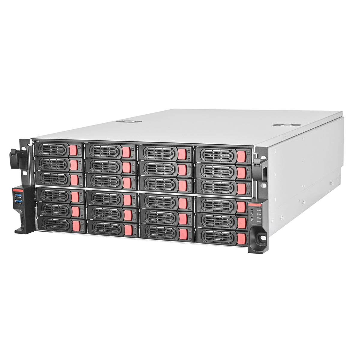 Silverstone RM43-324-RS 4U 24-Bay 2.5''/3.5'' HDD Rackmount Server Chassis