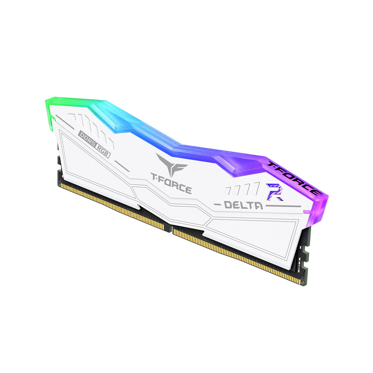 TeamGroup T-Force Delta RGB 32GB (2x16GB) DDR5-6000 CL30 Memory - White