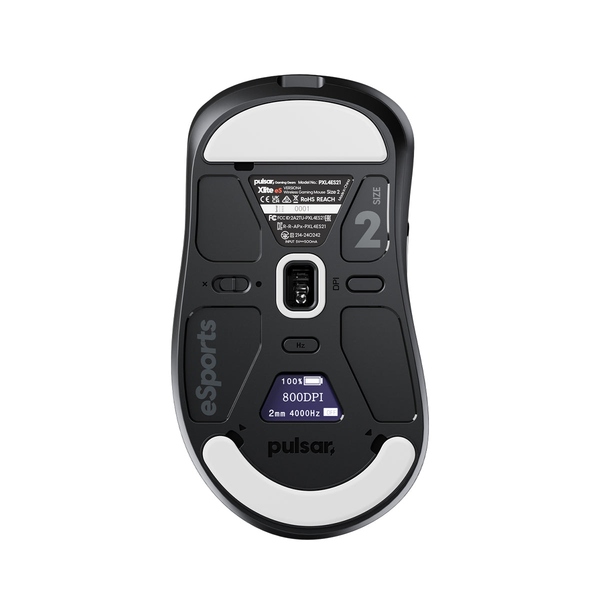 Pulsar Xlite v4 eS Wireless Gaming Mouse - Black