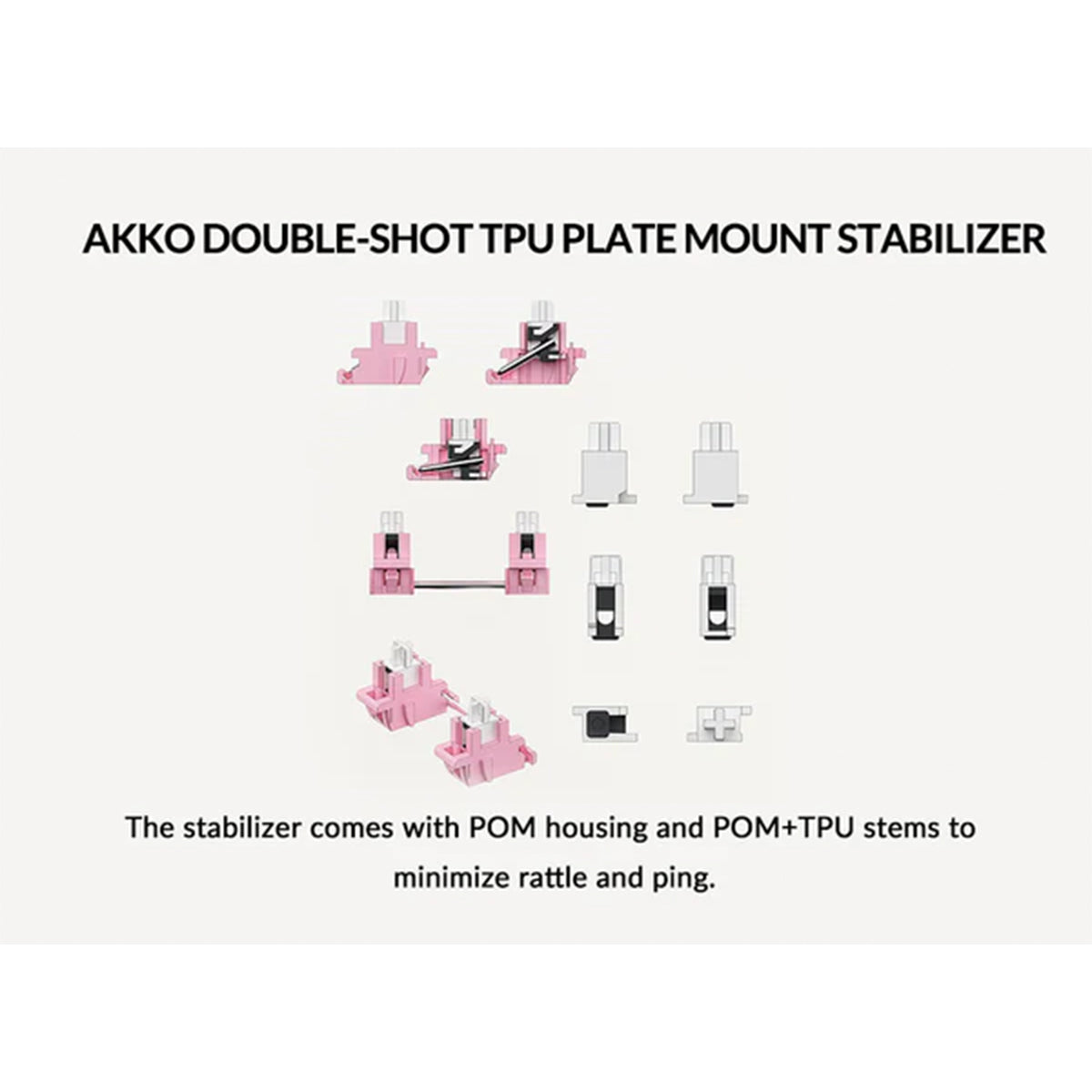 Akko 5075B VIA 75% RGB Wireless Mechanical Keyboard Barebones Kit - Starry Black