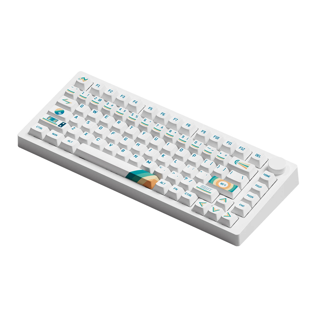 Akko Monsgeek M1 V5 VIA 75% Wireless Aluminium Mechanical Keyboard 1980s - Rosewood Switch