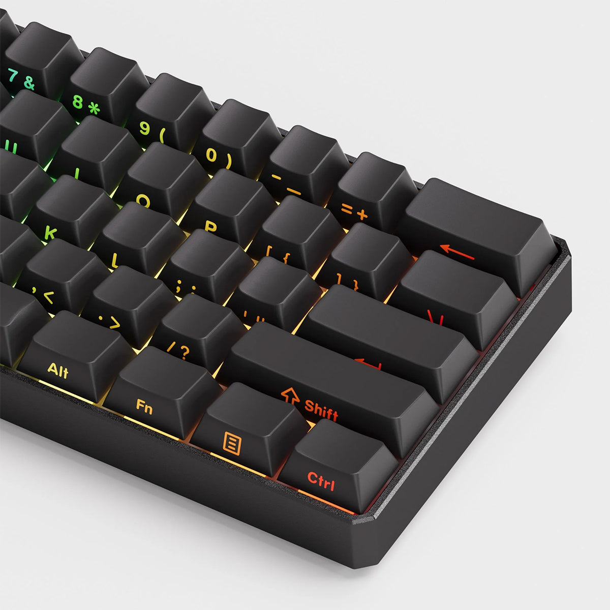 Akko Monsgeek Fun60 Ultra 60% Wireless TMR Aluminium Gaming Keyboard Black - Glare Magnetic Switch