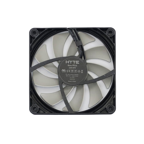 Hyte Flow FE 12 3-Pin 1300RPM Case Fan - OEM Packaging - Black -