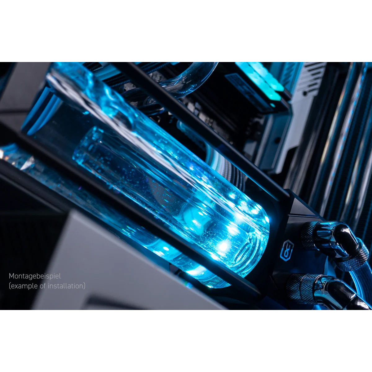 Alphacool Eisbecher Aurora ARGB D5 VPP655 Pump and Reservoir Combo - 250mm