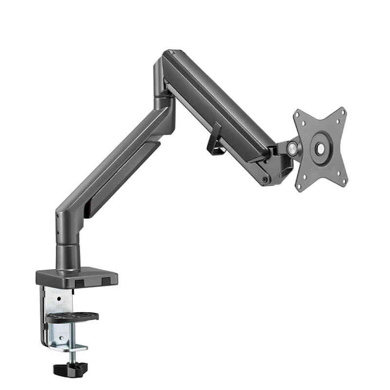 Brateck Lumi LDT37-C012 17'-32' Polished Aluminium Premium Gas-Spring Desk Mount