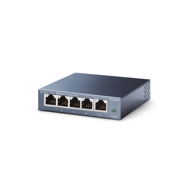 TP-Link TL-SG105 Steel Housing 5-Port 100/1000Mbps Desktop Switch