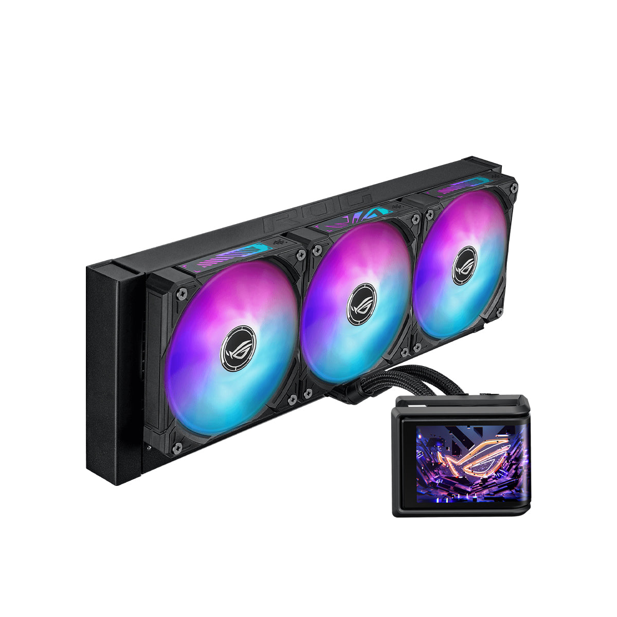 ASUS ROG RYUO IV 360mm LCD AIO Liquid CPU Cooler