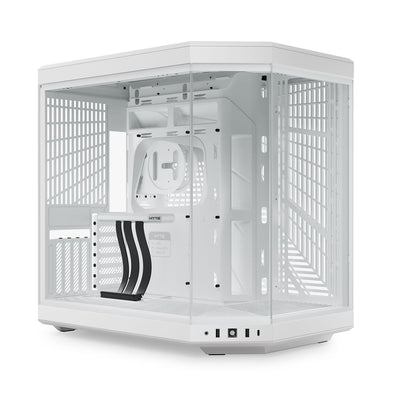 Hyte Y70 Tempered Glass Full Tower Case - Snow White