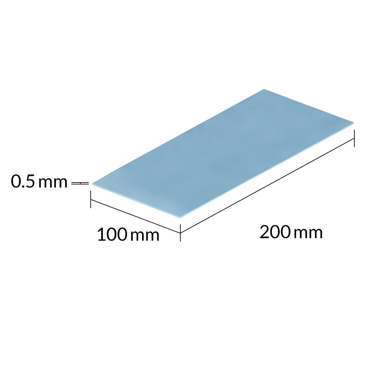 Arctic TP-3 Premium Performance Thermal Pad 200x100mm, 0.5mm - 2 Pack