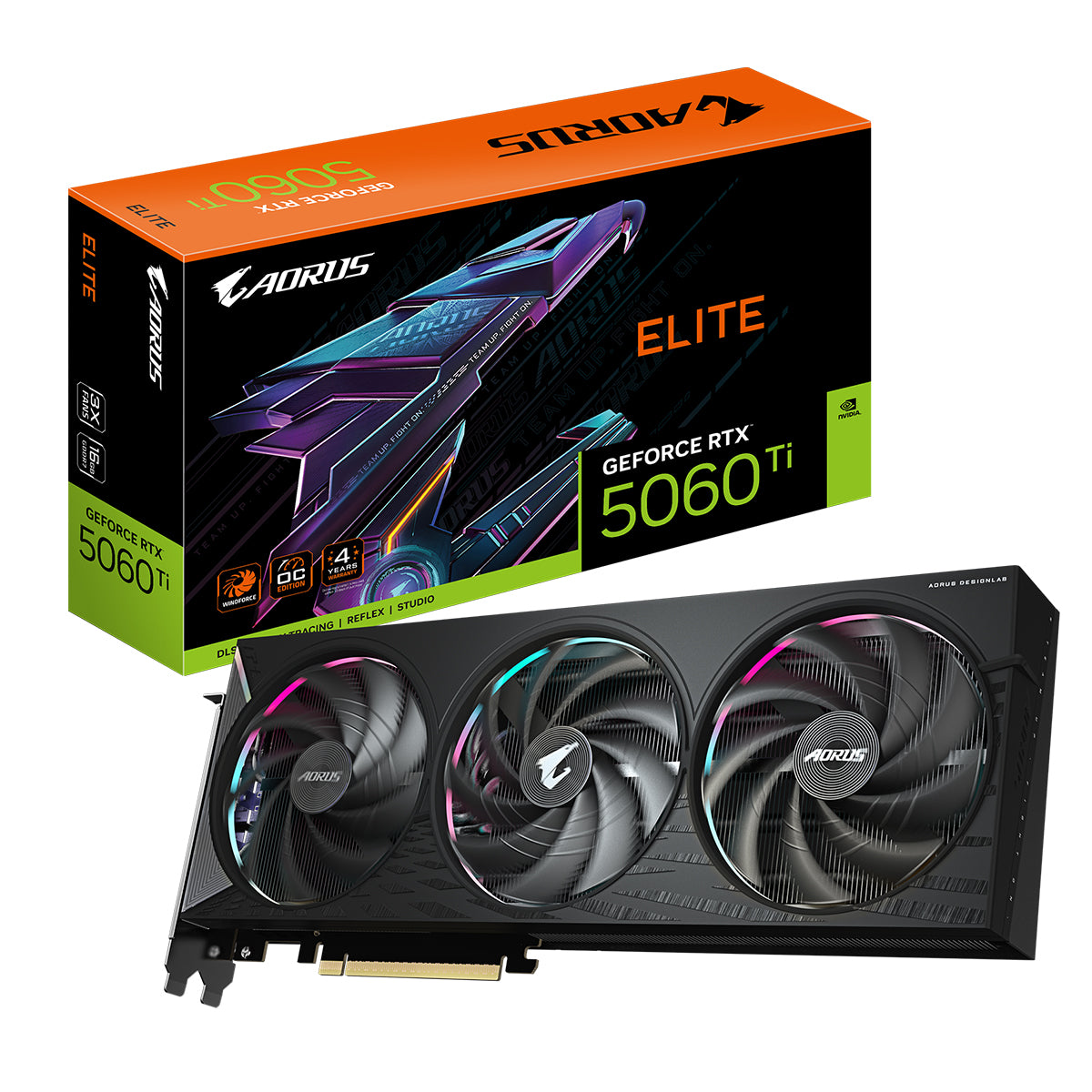 GIGABYTE GeForce RTX 5060 Ti AORUS ELITE 16GB Graphics Card