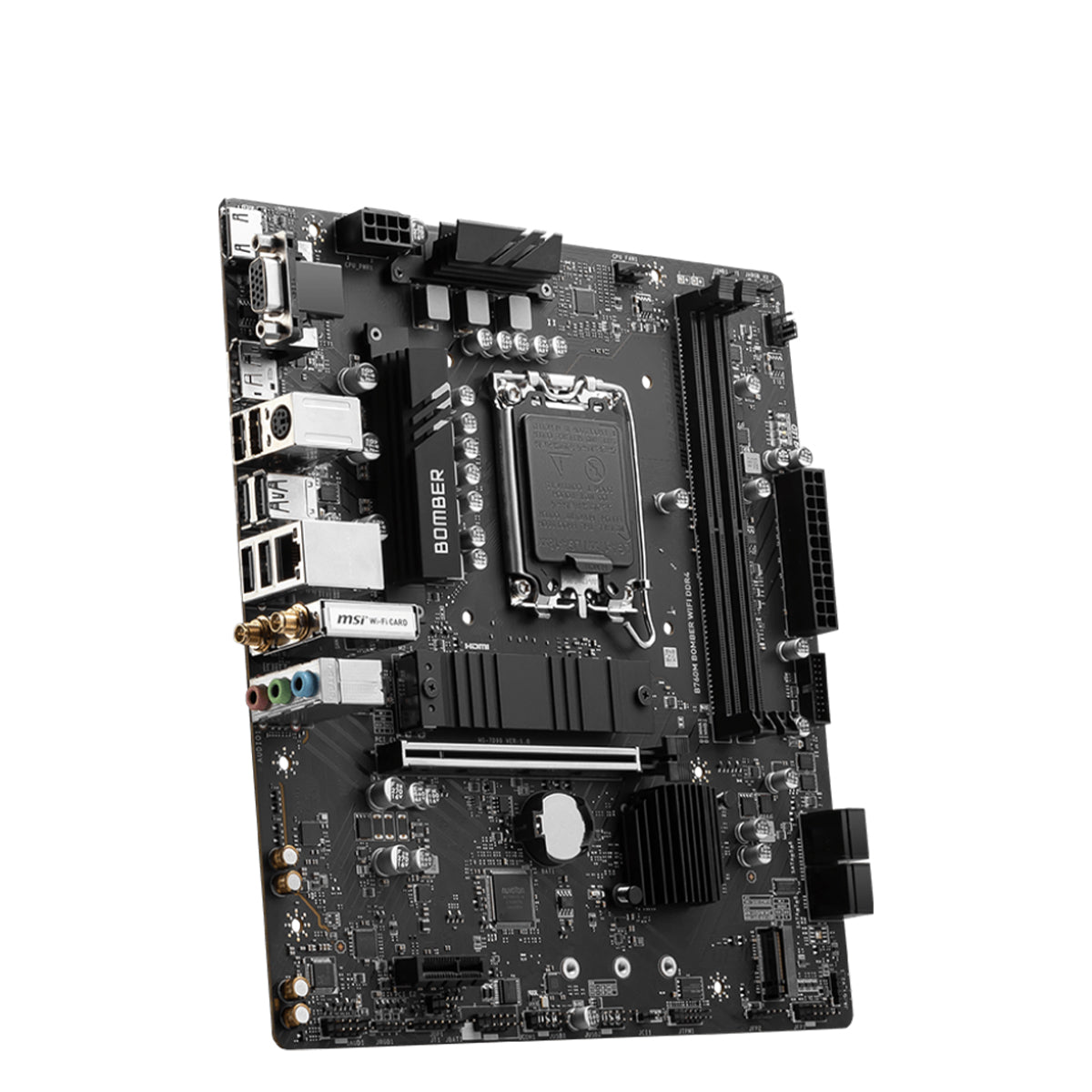 MSI B760M BOMBER WIFI DDR4 mATX Motherboard