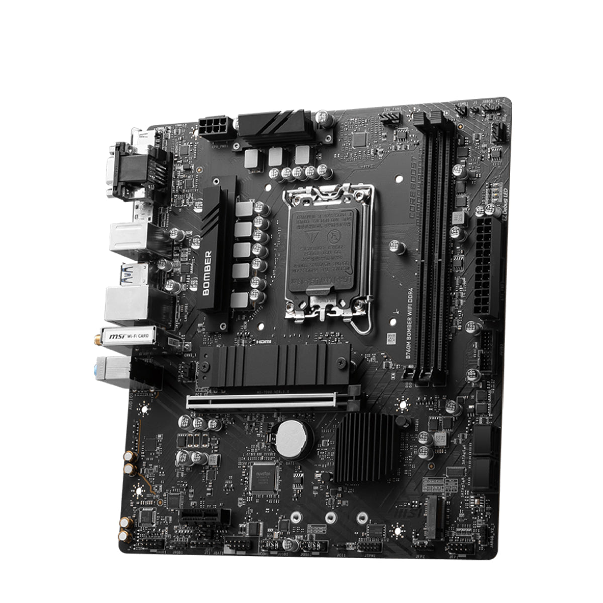 MSI B760M BOMBER WIFI DDR4 mATX Motherboard