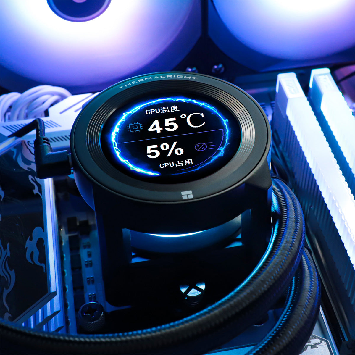Thermalright Core Vision 360 Black ARGB 360mm LCD AIO Liquid Cooler