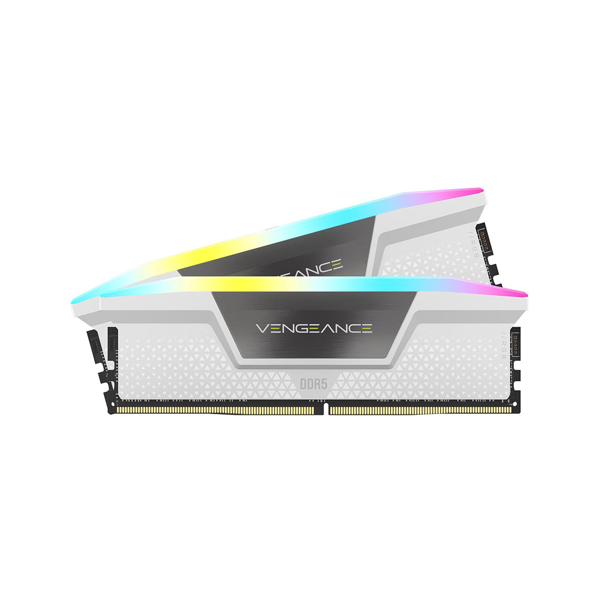 Corsair CMH32GX5M2B5600C40W VENGEANCE RGB 32GB (2X16GB) DDR5-5600 CL40 White Memory