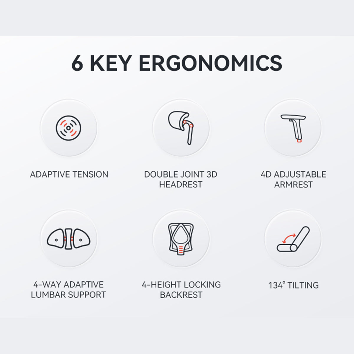 Sihoo M57 Pro Mesh Ergonomics Office Chair - Light Grey