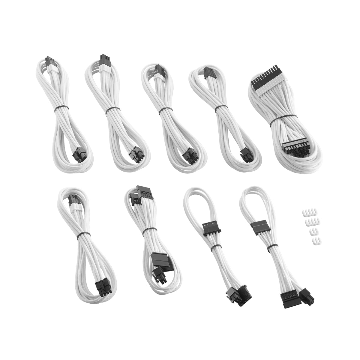 CableMod PRO ModMesh C-Series RMi RMx RMv2 HX & AX Cable Kit - White