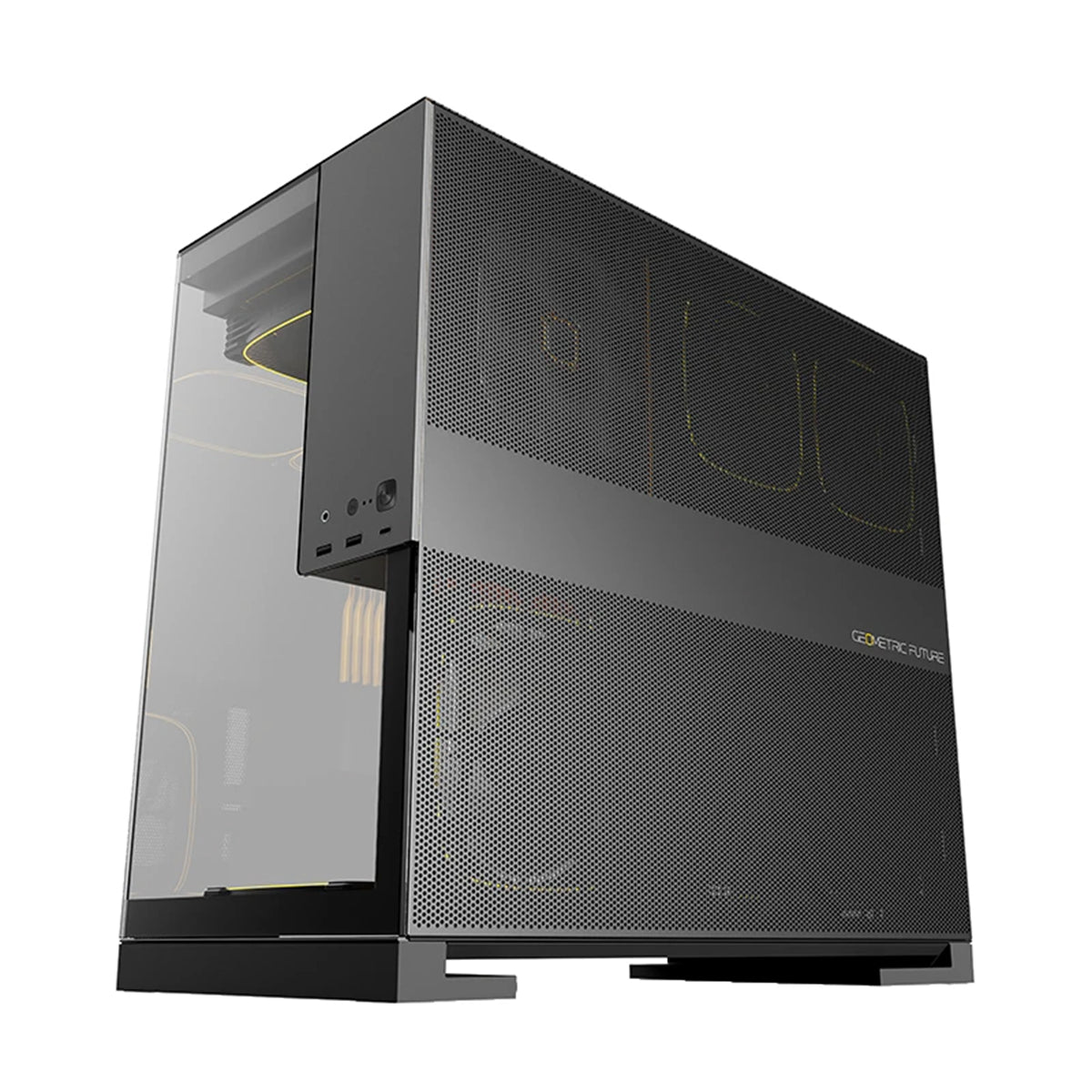Geometric Future Model 5 ATX Mid Tower Case - Black/Grey