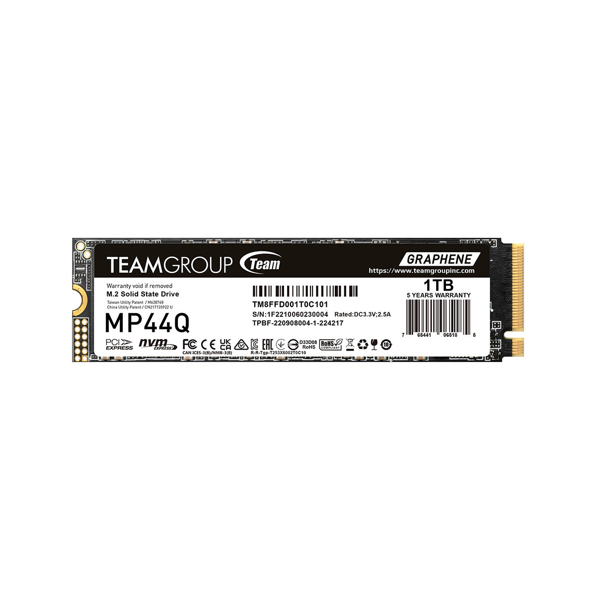TeamGroup MP44Q 1TB M.2 Gen4 NVMe SSD