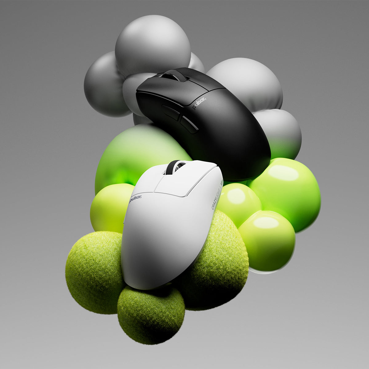 Pulsar Xlite CrazyLight Wireless Gaming Mouse - Jet Black