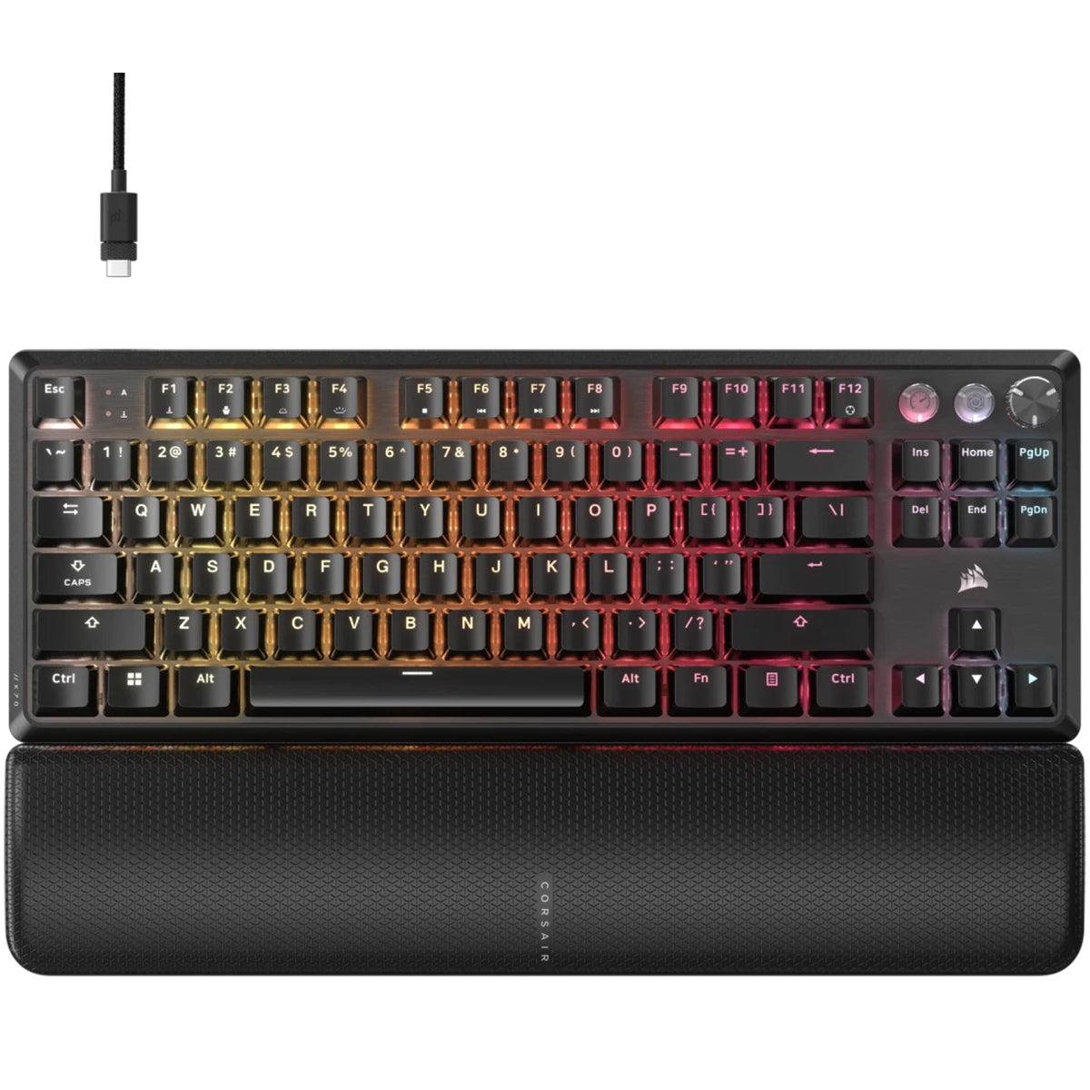 Corsair K70 Pro TKL Hall Effect Gaming Keyboard Magnetic Switch - Black