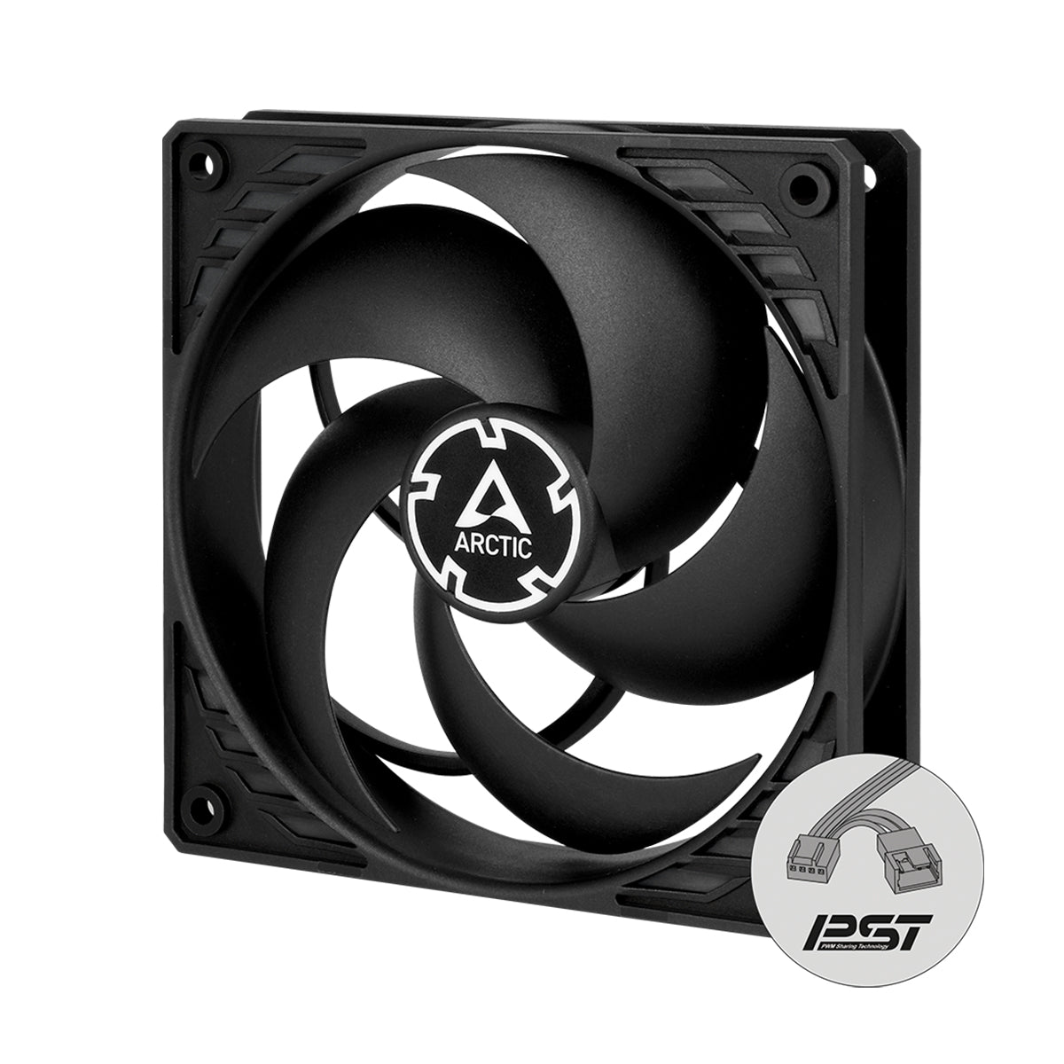 Arctic P12 PWM PST CO 120mm High Performance Fan - Black
