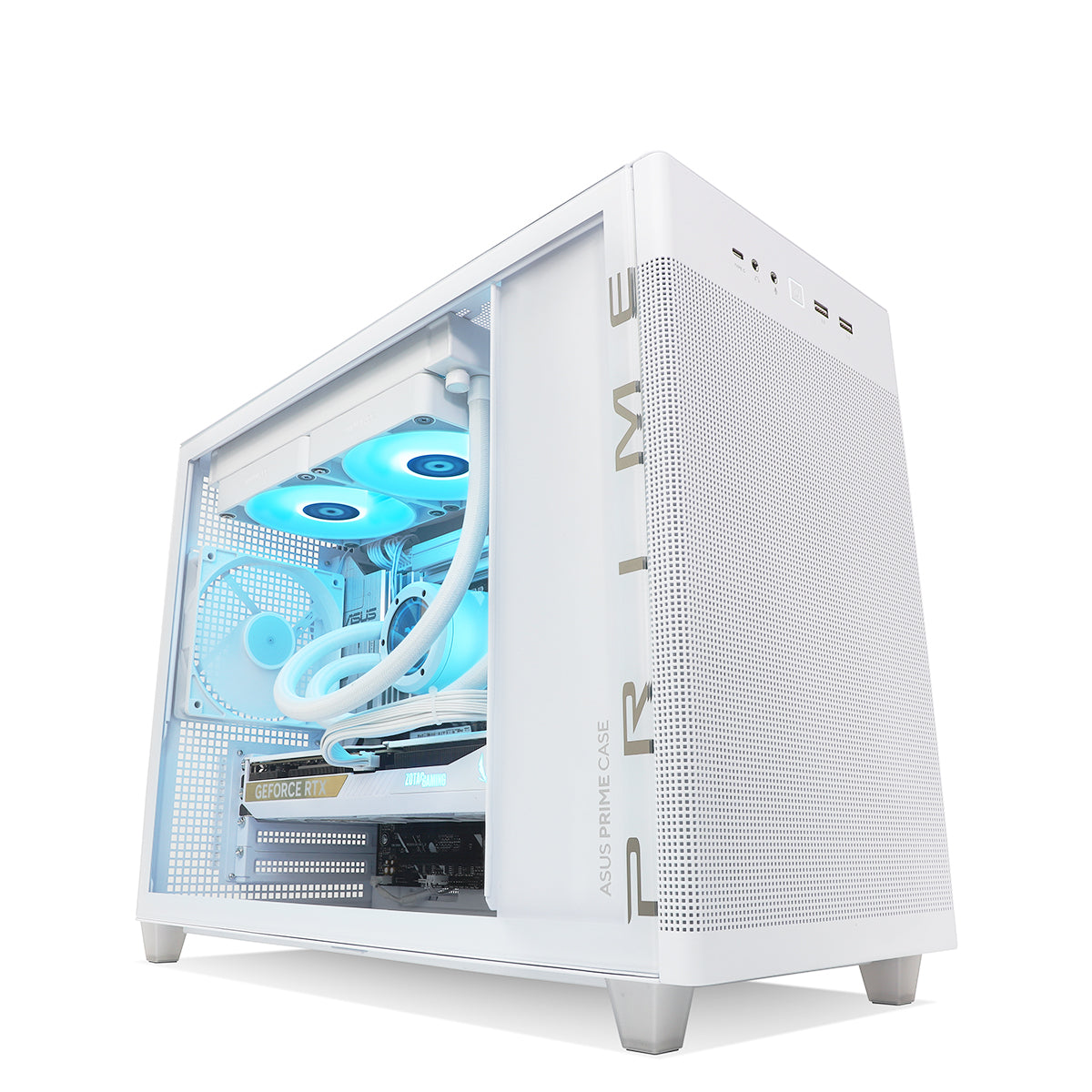 Terminator V2 RTX 5070 Core Ultra 265KF Gaming PC - WHITE