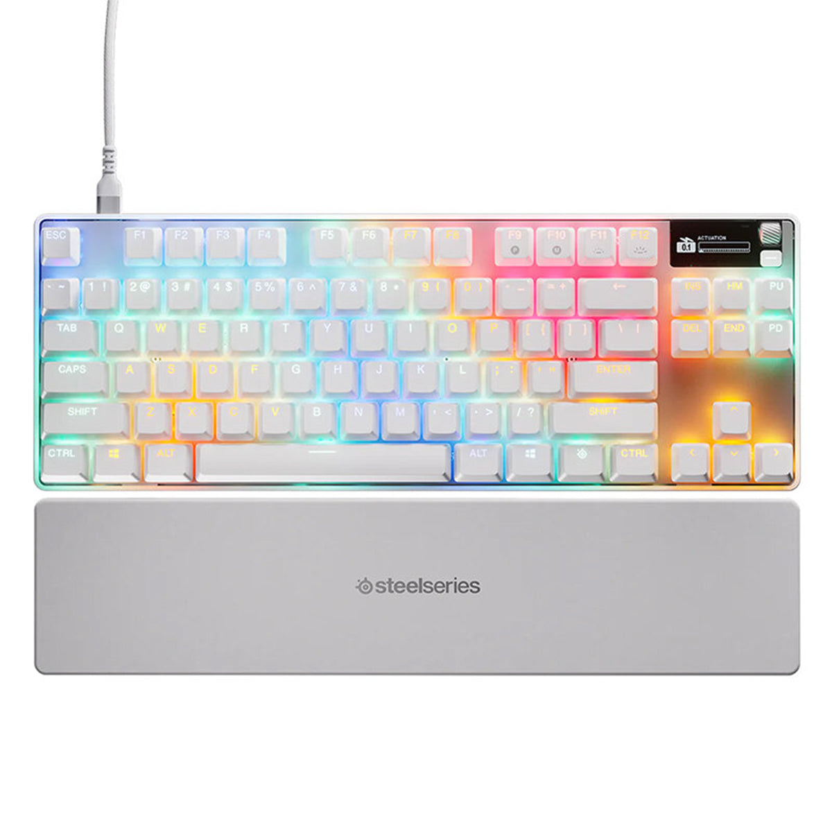 SteelSeries Apex Pro TKL Magnetic Gaming Keyboard Gen 3 - White