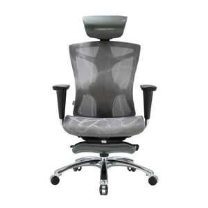 Sihoo V1 Ergonomic Office Chair - Dark Grey With Legrest