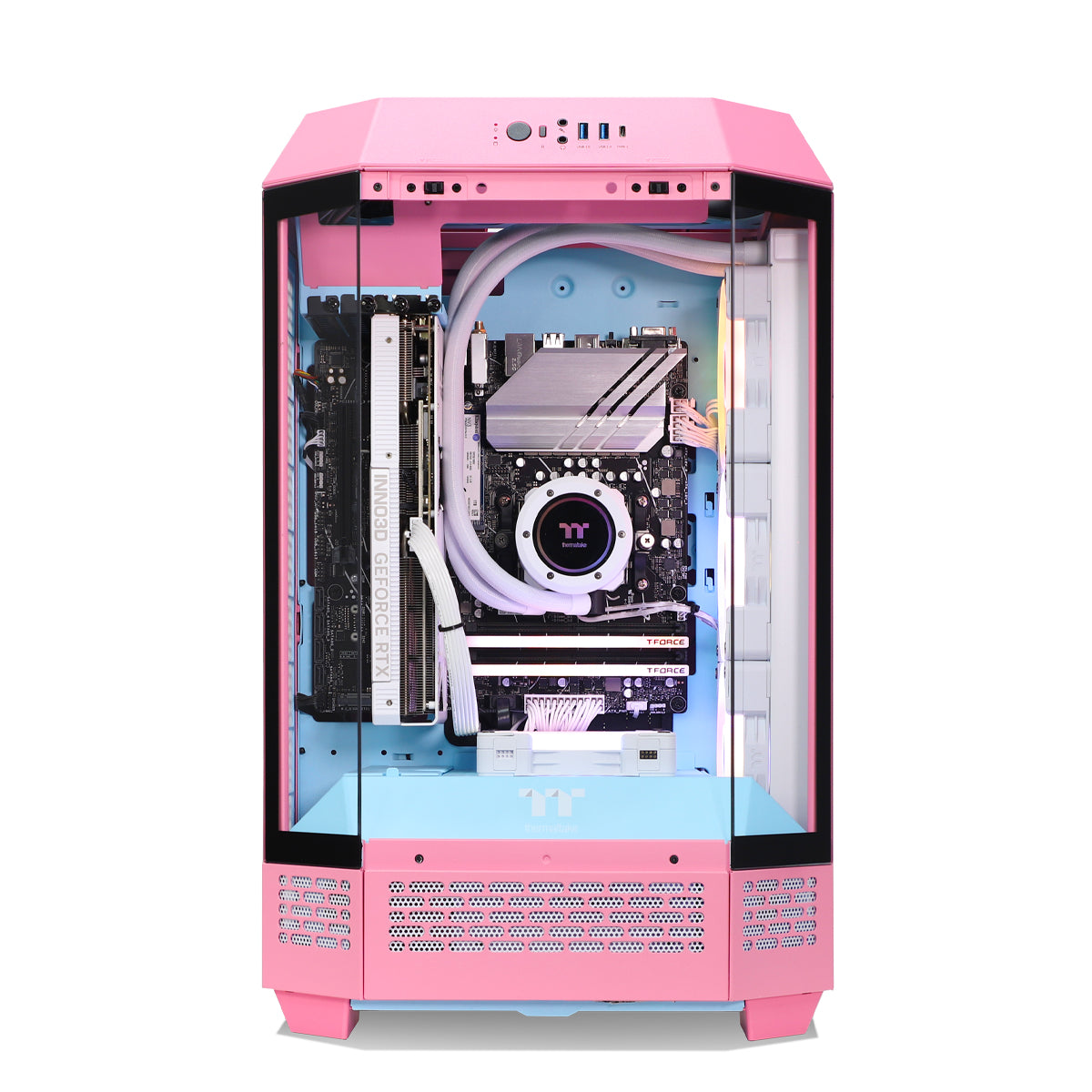 Pop ENCORE RTX 5070 Ryzen 5 7500F Gaming PC - PINK
