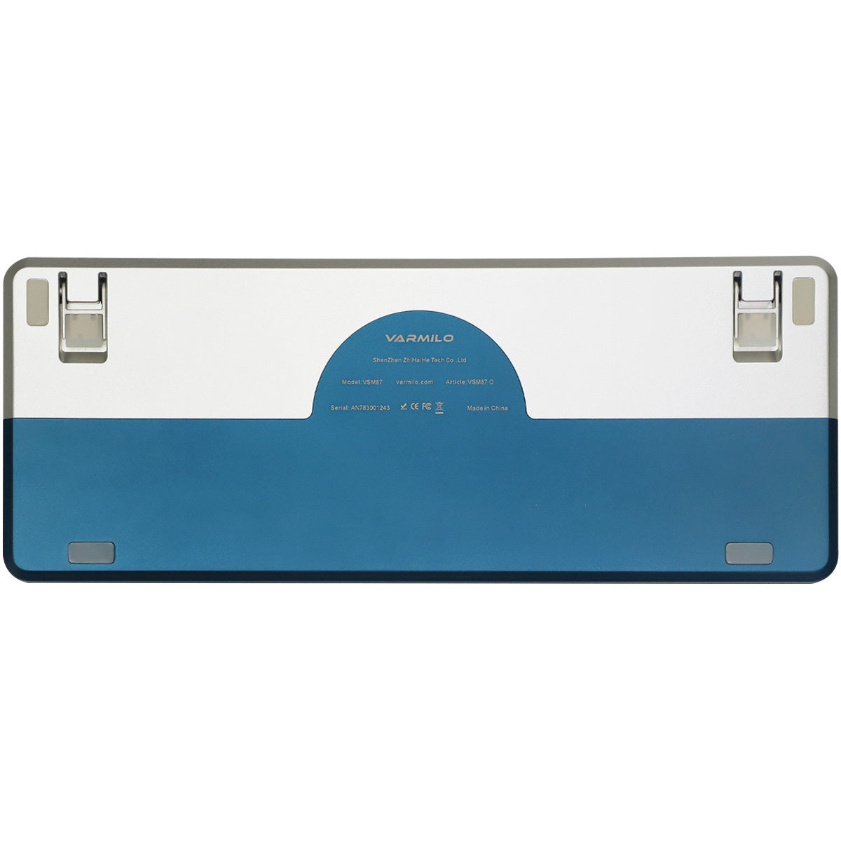 Varmilo Sword 2 VSM87 Pacific Blue Keyboard - EC Sakura V2 Linear Switch