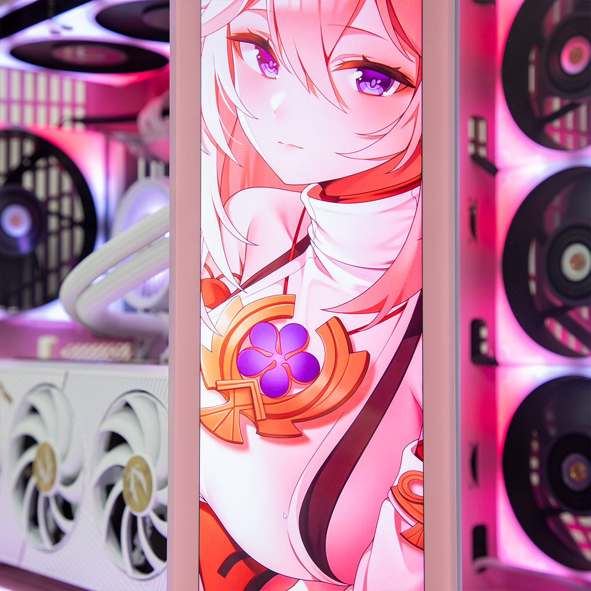 Abyssal AMP RTX 5080 Ryzen 7 9800X3D Gaming PC - PINK Infinite Edition