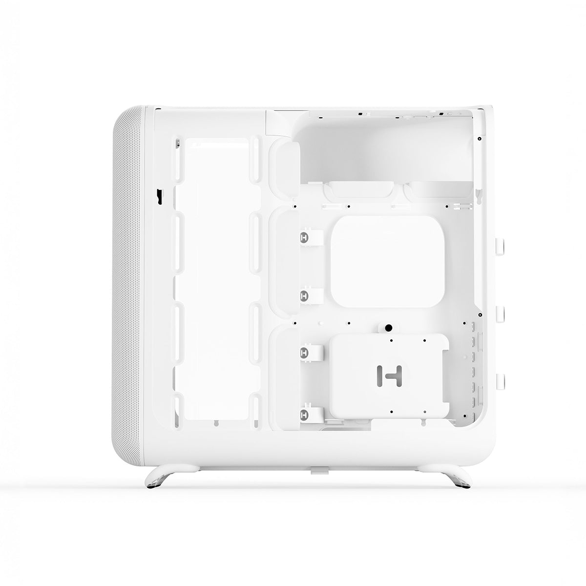 Hyte X50 Tempered Glass ATX Mid Tower Case - Snow White